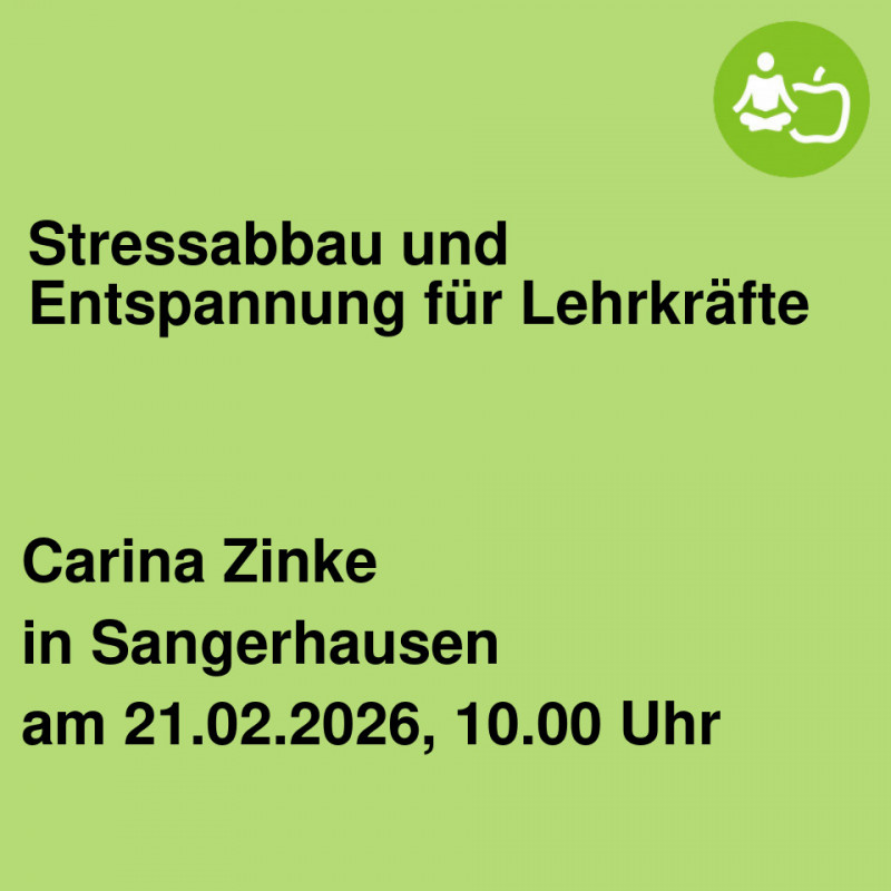 Stressabbau und Entspannung für Lehrkräfte Stressabbau und Entspannung für Lehrkräfte